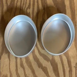 2 small oval Wilton pans